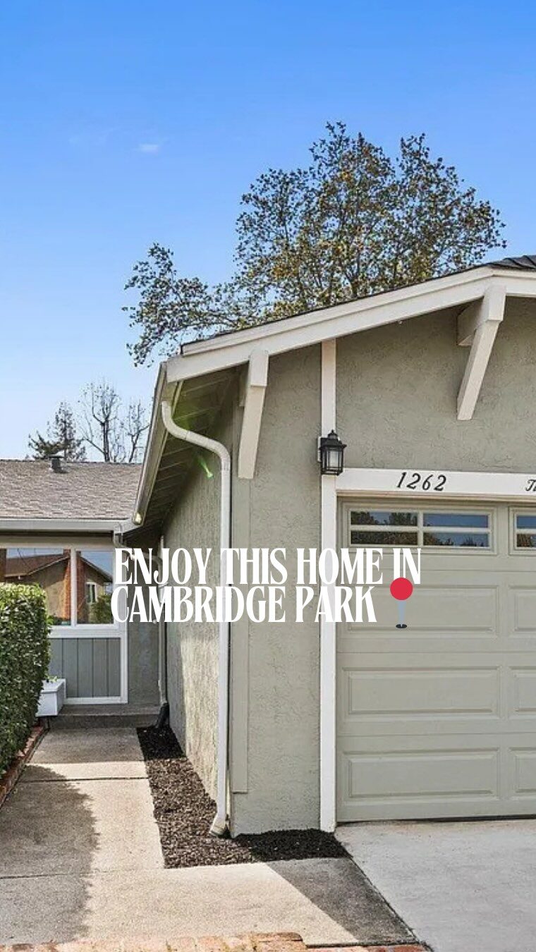 ✨A rare gem in Cambridge Park is finally available! ✨ 

After more than 20 years, this beautiful home is hitting the market, offering a unique opportunity for the next lucky owner. 

Nestled on an expansive 10,781 sq ft lot, this property is perfect for anyone who craves space, comfort, and potential. With 3 spacious bedrooms, 2 full baths, and over 1,300 sq ft of living space, this home has room to grow and create lasting memories.

The huge backyard is the ideal canvas for outdoor living, gardening, or simply enjoying the tranquility of your private oasis. 🌳

📍 1262 Brookview Circle, Concord 💲 Listed at $695,000

Contact me for a private showing!

Feel free to reach me:
📞 510-800-1693,
📧 mallory@kawaguchi.realestate
💻 kawaguchi.realestate
#kawaguchirealestate